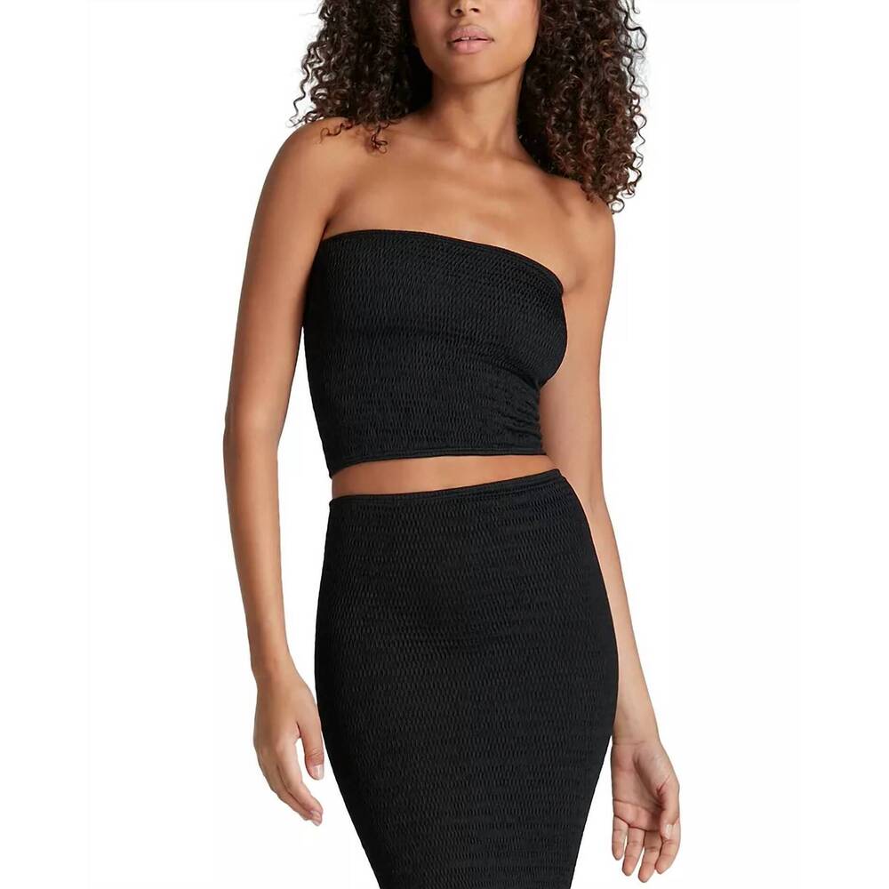 NEW COMMANDO knit tube top in black